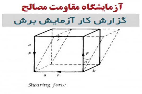 گزارش کار آزمایشگاه مقاومت مصالح مرکز برش